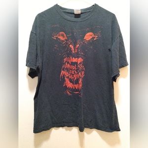 RARE 2000s Mindless Self Indulgence Electronic Rock Emo Scene Band Tee Shirt XL